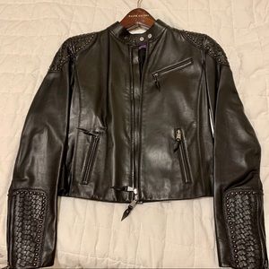 Ralph Lauren Purple Label Leather Jacket